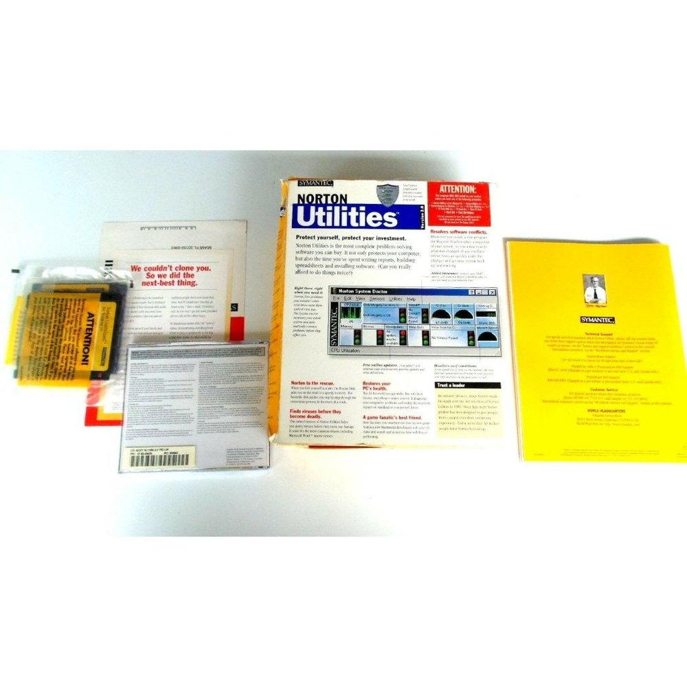 Symantec Norton Utilities CD/Computer Software Trade-Up Edition NEW In Open Box - Picture 4 of 4
